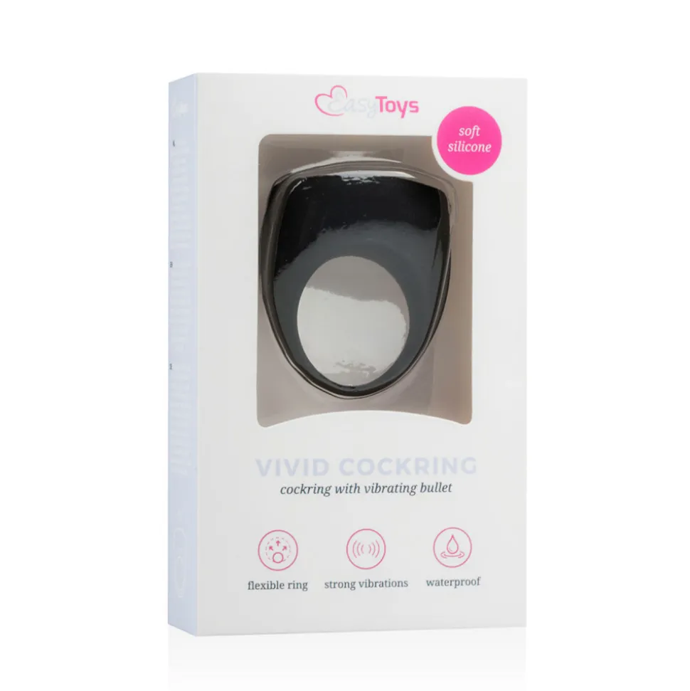 Easytoys Vibrerende Cockring Zwart