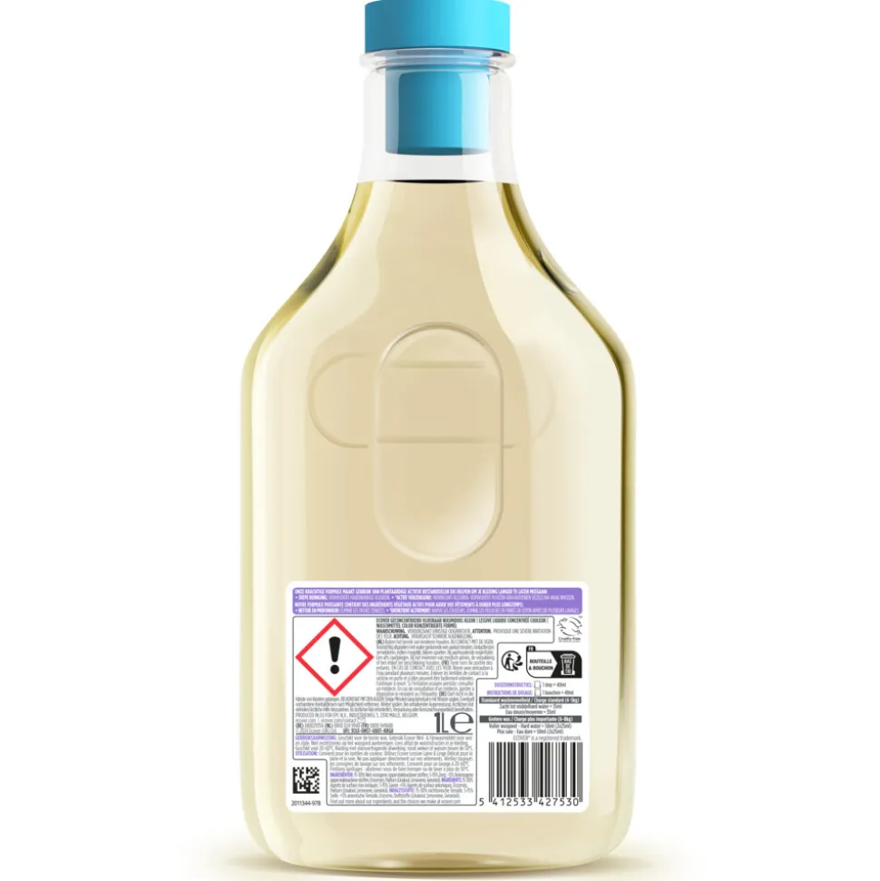 Ecover Geconcentreerd Vloeibaar Wasmiddel Color Appelbloesem & Freesia 28 Wasbeurten 1 liter