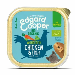 Edgard & Cooper Kuipje Vers Vlees Puppy Hondenvoer Bio Kip - Vis 100 gr