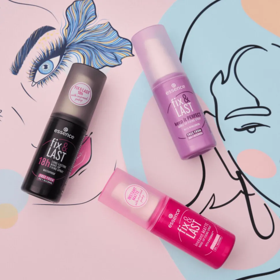 essence Fix & Last Make-Up Fixing Spray 18h Long-Lasting 50 ml