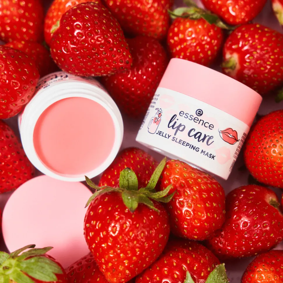 essence Lip Care Jelly Sleeping Mask 02 Stawberry Milkshake 8 gr