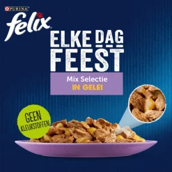 Felix Elke Dag Feest Mix Selectie in Gelei 44 x 85 gr