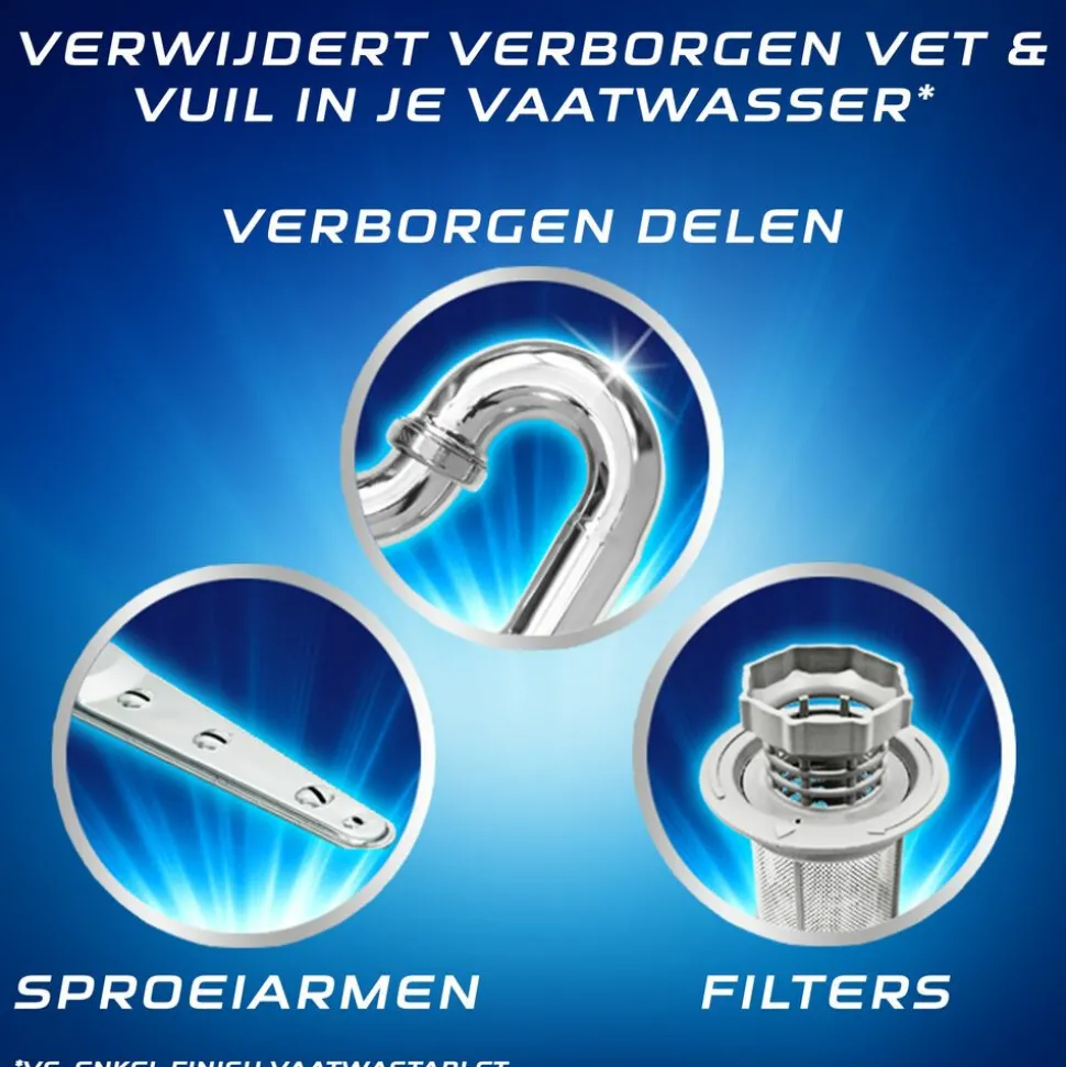 Finish Machinereiniger Tijdens de Wasbeurt 3 stuks