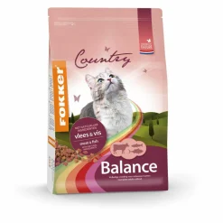 Fokker Country Balance Kattenvoer Vlees & Vis 2,5 kg