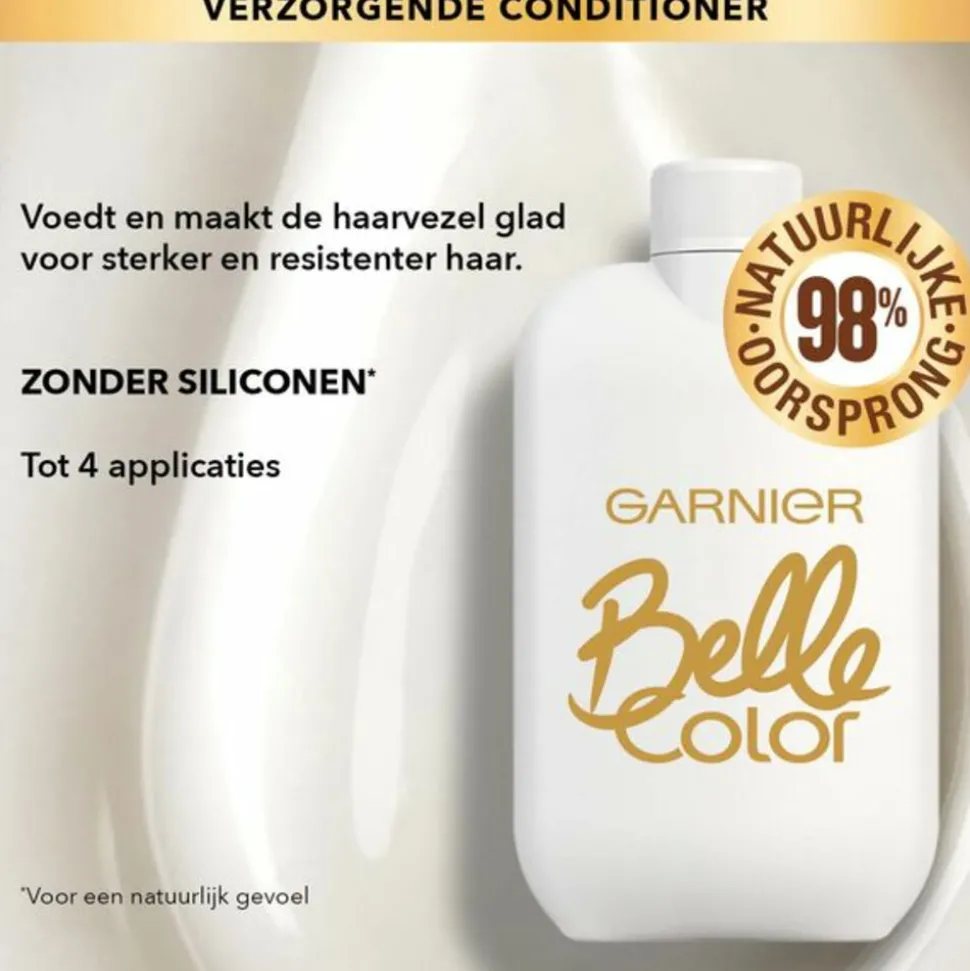 Garnier Belle Color Permanente Crèmekleuring 63 Goudblond