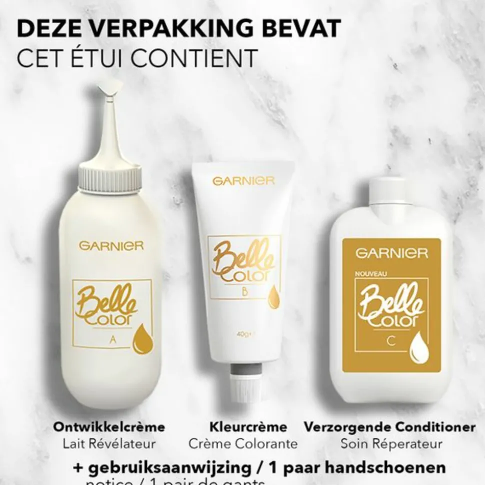 Garnier Belle Color Permanente Crèmekleuring 63 Goudblond