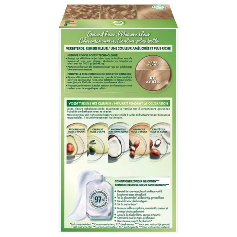 Garnier Nutrisse Ultra Crème Permanente Haarkleuring 8.0 Lichtblond