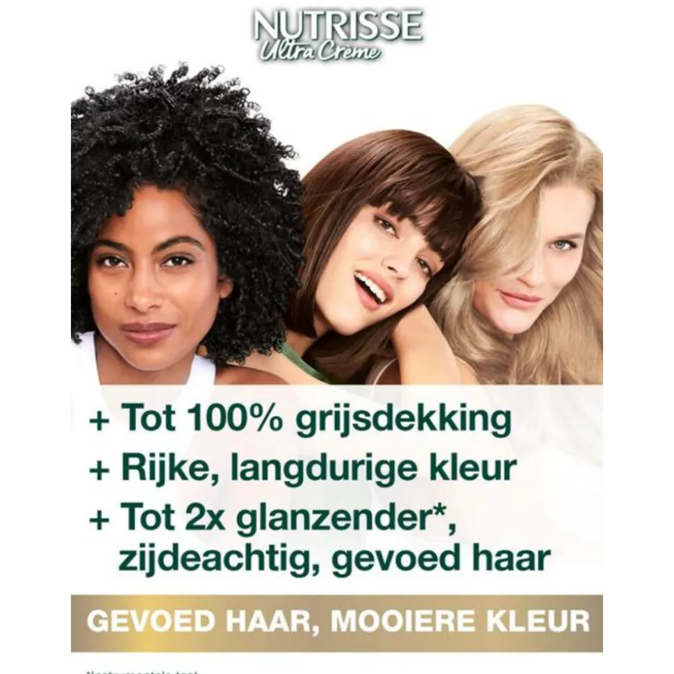 Garnier Nutrisse Ultra Crème Permanente Haarkleuring 4.3 Goudbruin