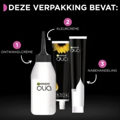 Garnier Olia Permanente Crèmekleuring 1.0 Zwart