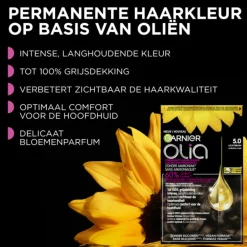 Garnier Olia Permanente Crèmekleuring 2.0 Diamant Zwart