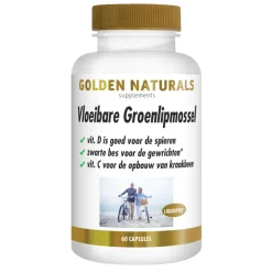 Golden Naturals Vloeibare Groenlipmossel 60 softgels