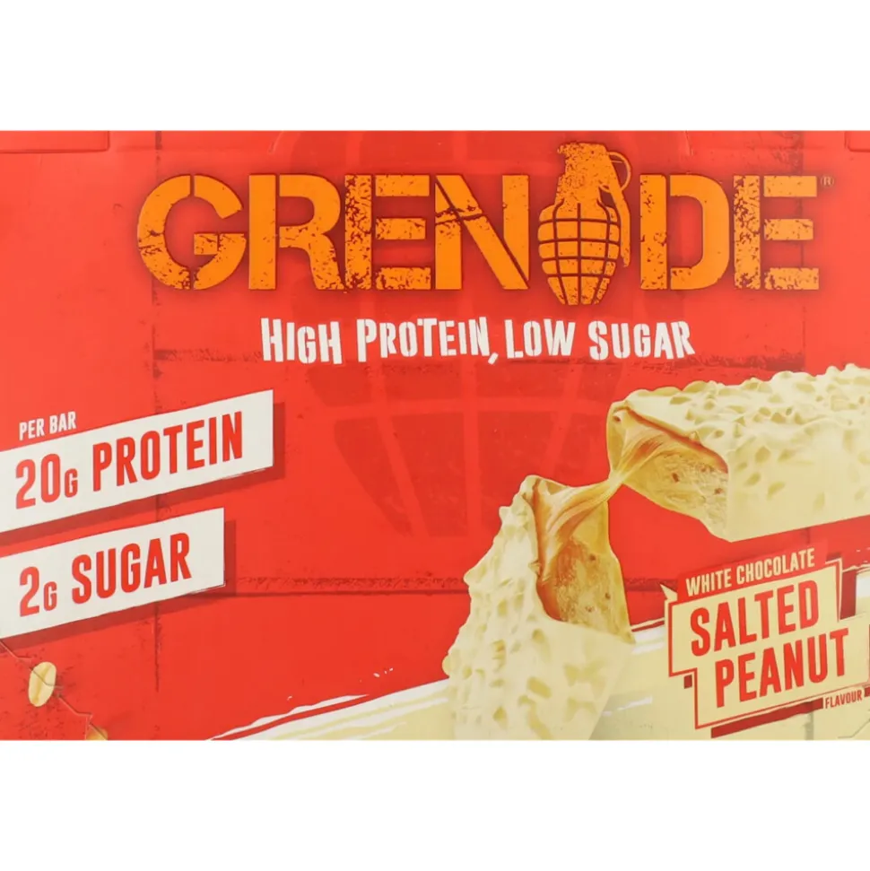 Grenade Protein Bars White Chocolate Salted Peanut 12 x 60 gr