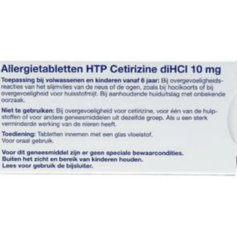 Healthypharm Cetirizine 10 mg 30 tabletten