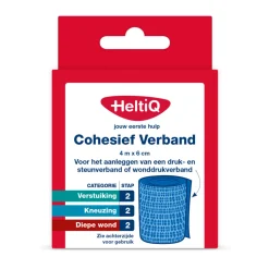 HeltiQ Cohesief Verband 4 m x 6 cm