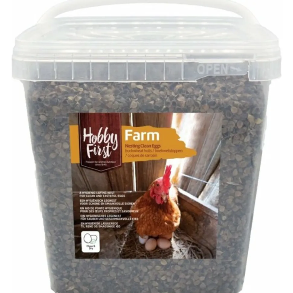 HobbyFirst Farm Nesting Boekweitdoppen 5 liter