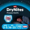 Huggies DryNites Absorberende Luierbroekjes Jongens 3-5 jaar 10 stuks