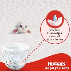 Huggies Little Movers Luierbroekjes Maat 4 (9 - 14 kg) 120 stuks