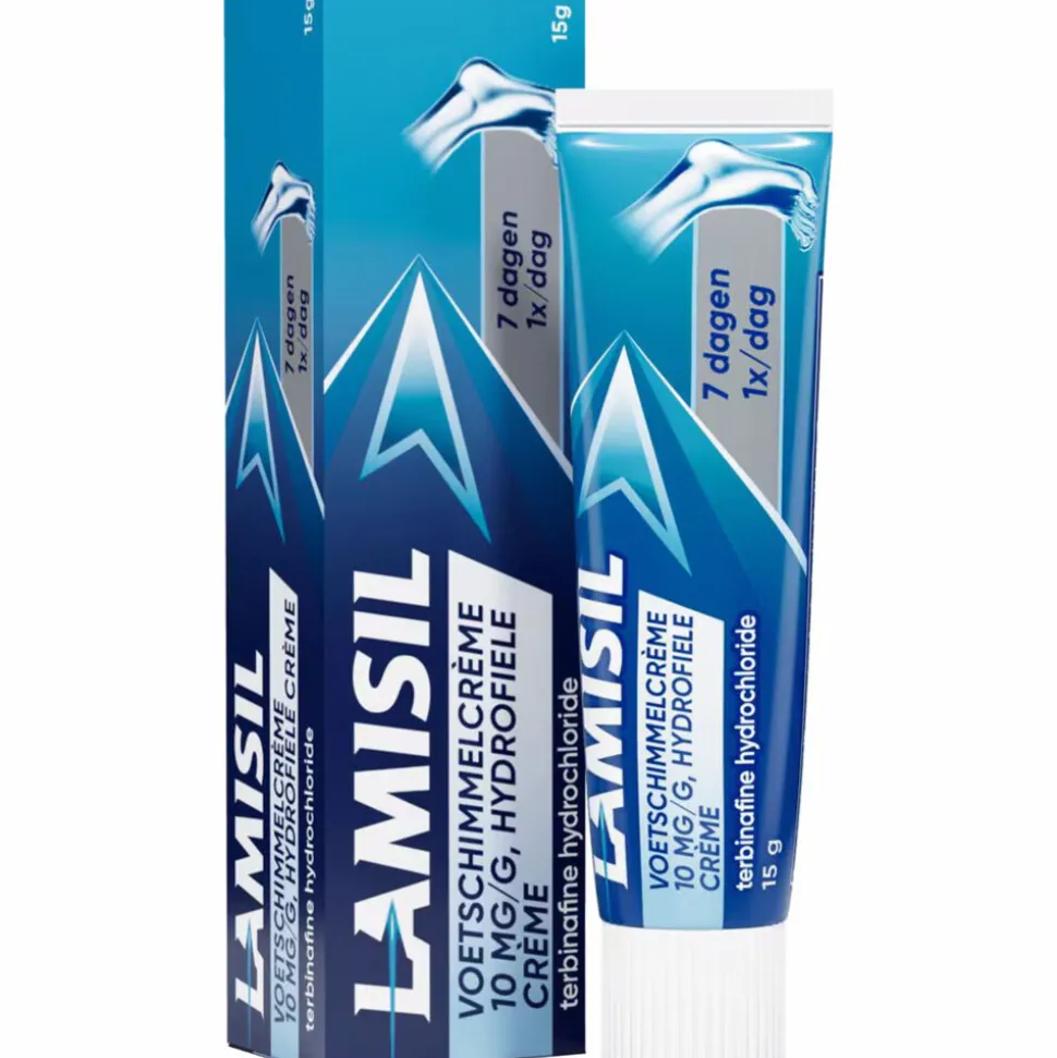 Lamisil Voetschimmelcrème Terbinafinehydrochloride 10 mg/g 15 gr