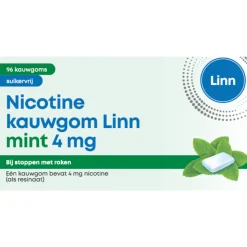Linn Nicotine Kauwgom Mint 4 mg 96 stuks