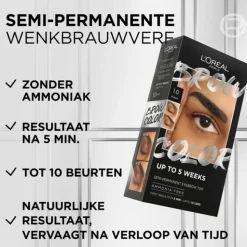 L'Oréal Brow Color Wenkbrauwverf 6.0 Light Brunette 30 ml