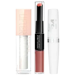L'Oréal + Maybelline Lipstick, Lipgloss & Lippenbalsem Pakket