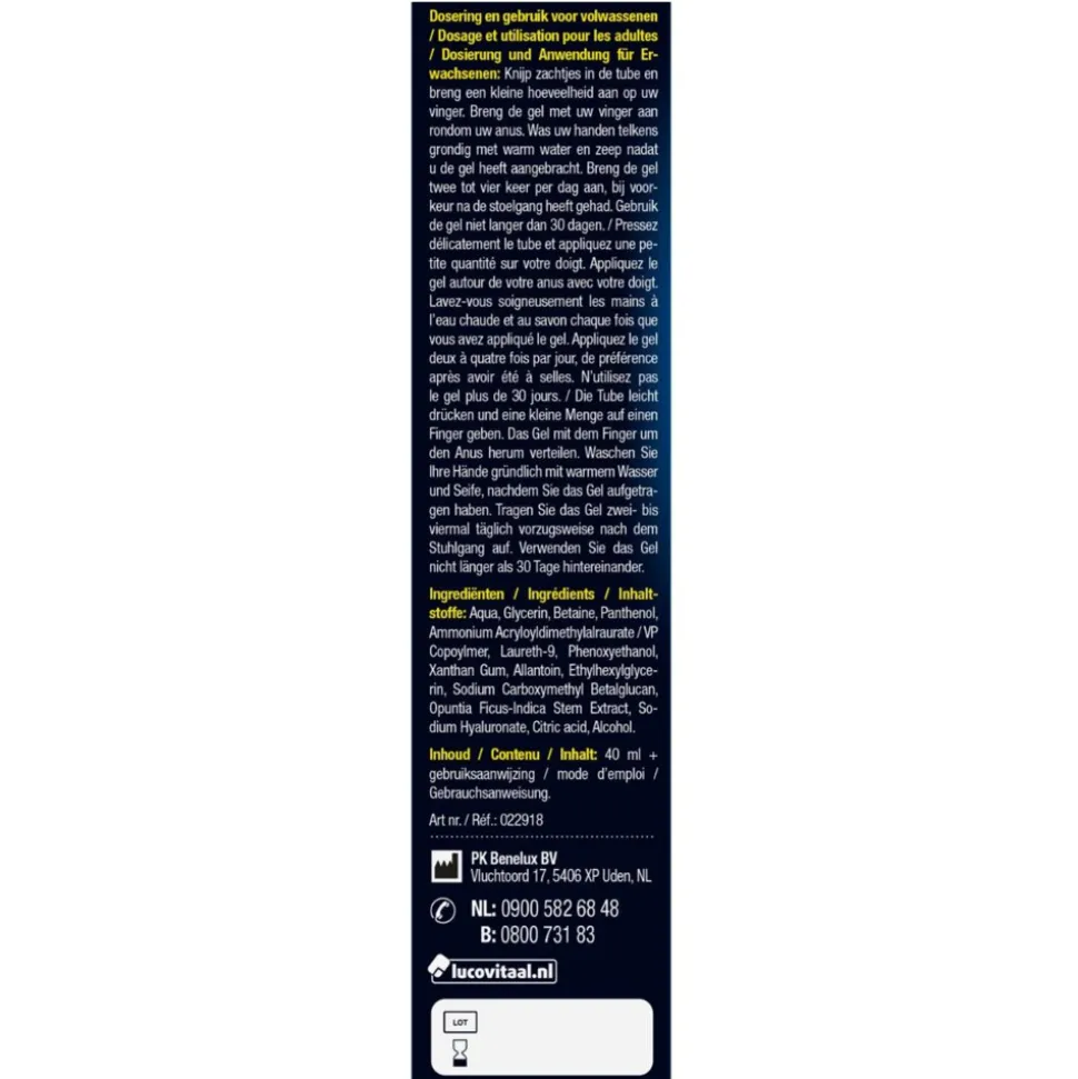 Lucovitaal Aambeien Gel 40 ml