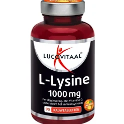 Lucovitaal L-Lysine 1000 mg 90 kauwtabletten