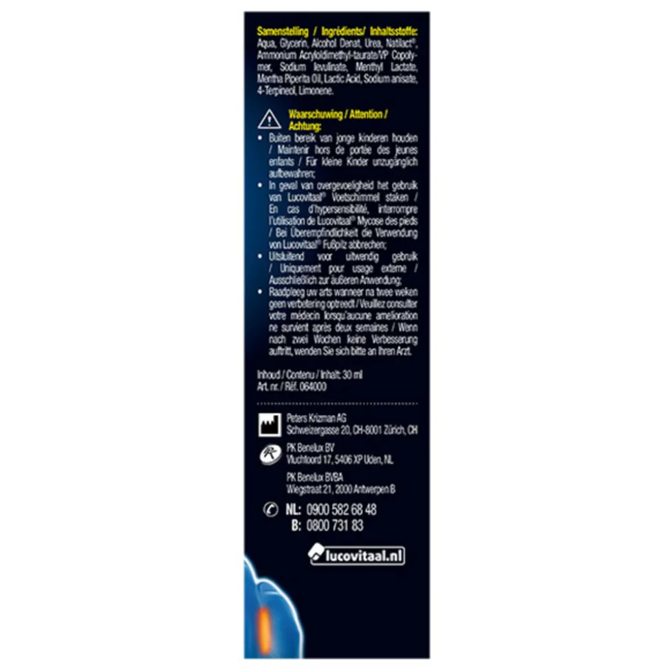Lucovitaal Voetschimmel Zwemmerseczeem 30 ml