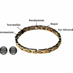Lucovitaal Yinmagnetic Magneet Armband Goud