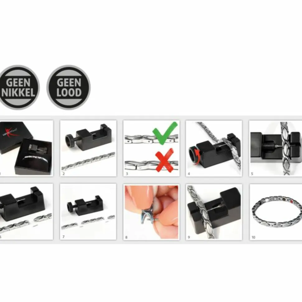Lucovitaal Yinmagnetic Magneet Armband Goud