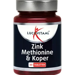 Lucovitaal Zink Methionine & Koper 60 tabletten