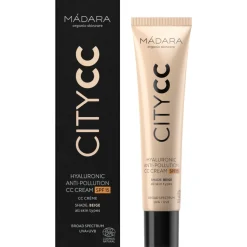 Madara City CC Hyaluronic Anti-Pollution CC-Crème SPF 15 Beige 40 ml