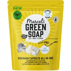 Marcel's Green Soap Vaatwascapsules Eco All-In-One 25 stuks