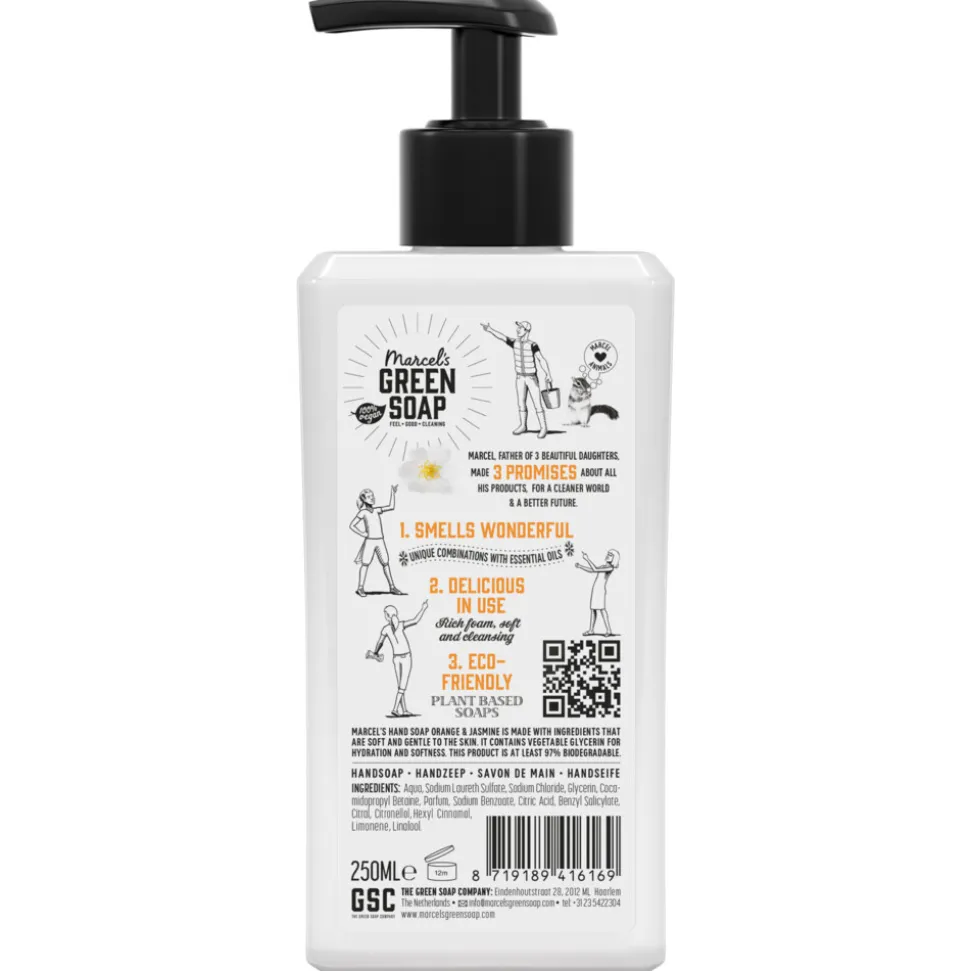 Marcel's Green Soap Handzeep Sinaasappel & Jasmijn 250 ml