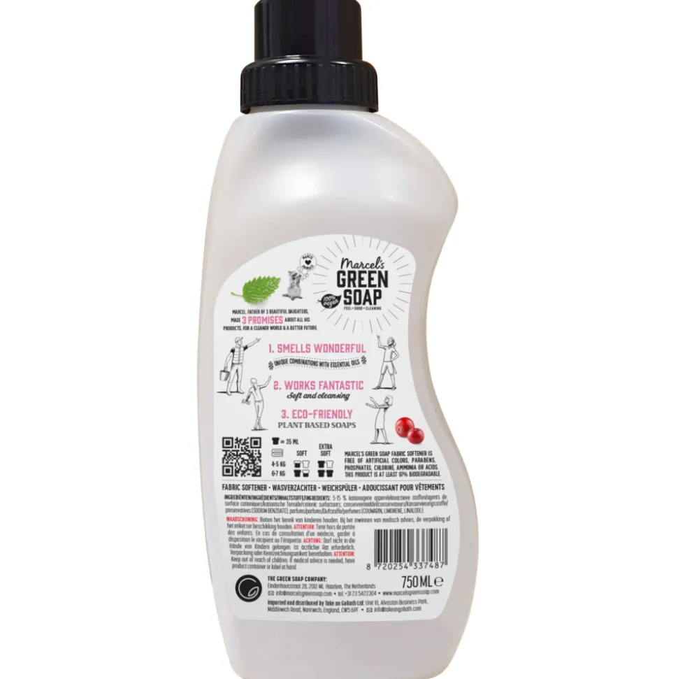 Marcel's Green Soap Wasverzachter Patchouli & Cranberry 30 Wasbeurten 750 ml