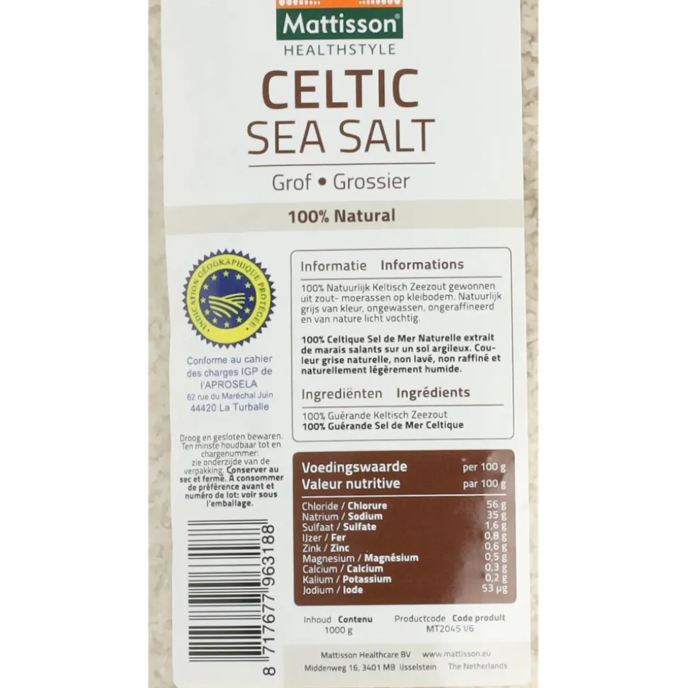 Mattisson Keltisch Zeezout 1 kg