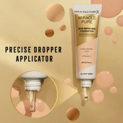 Max Factor Miracle Pure Foundation 82 Deep Bronze 30 ml