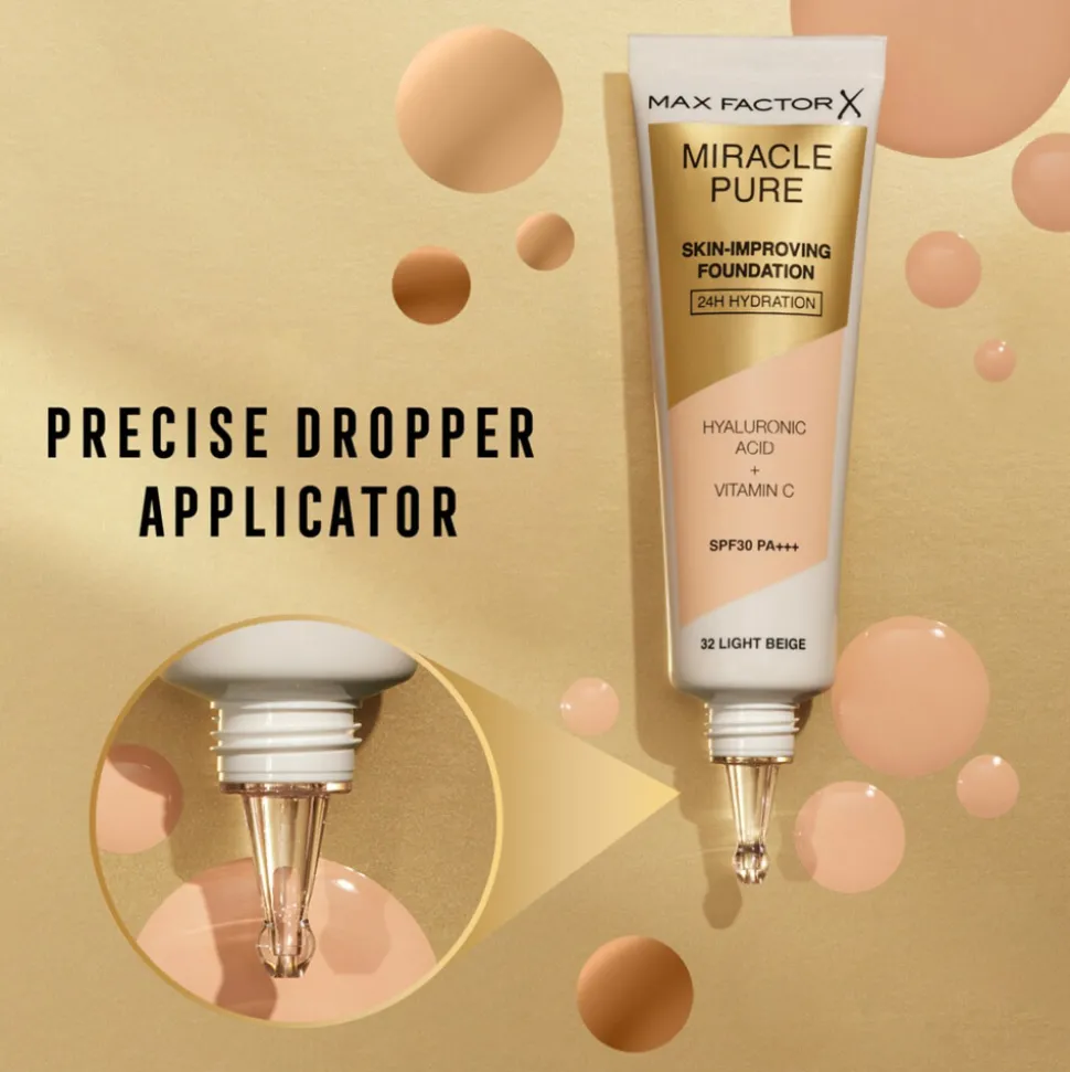 Max Factor Miracle Pure Foundation 82 Deep Bronze 30 ml