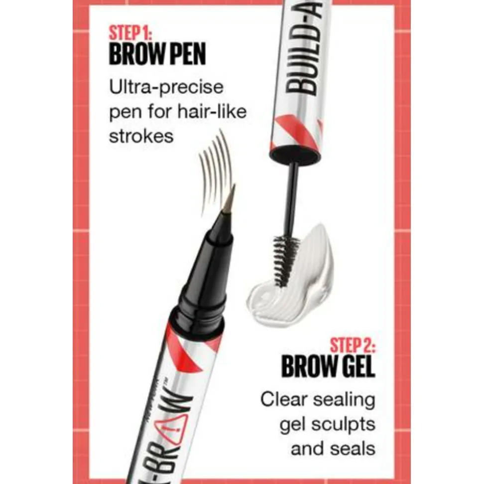 Maybelline Build-A-Brow Wenkbrauwpotlood en Gel 257 Medium Brown