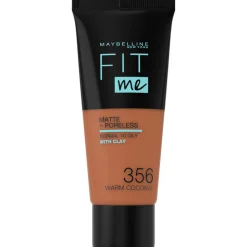 Maybelline Fit Me Matte + Poreless Foundation 356 Warm Coconut