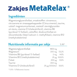 Metagenics MetaRelax Zakjes 20 sachets