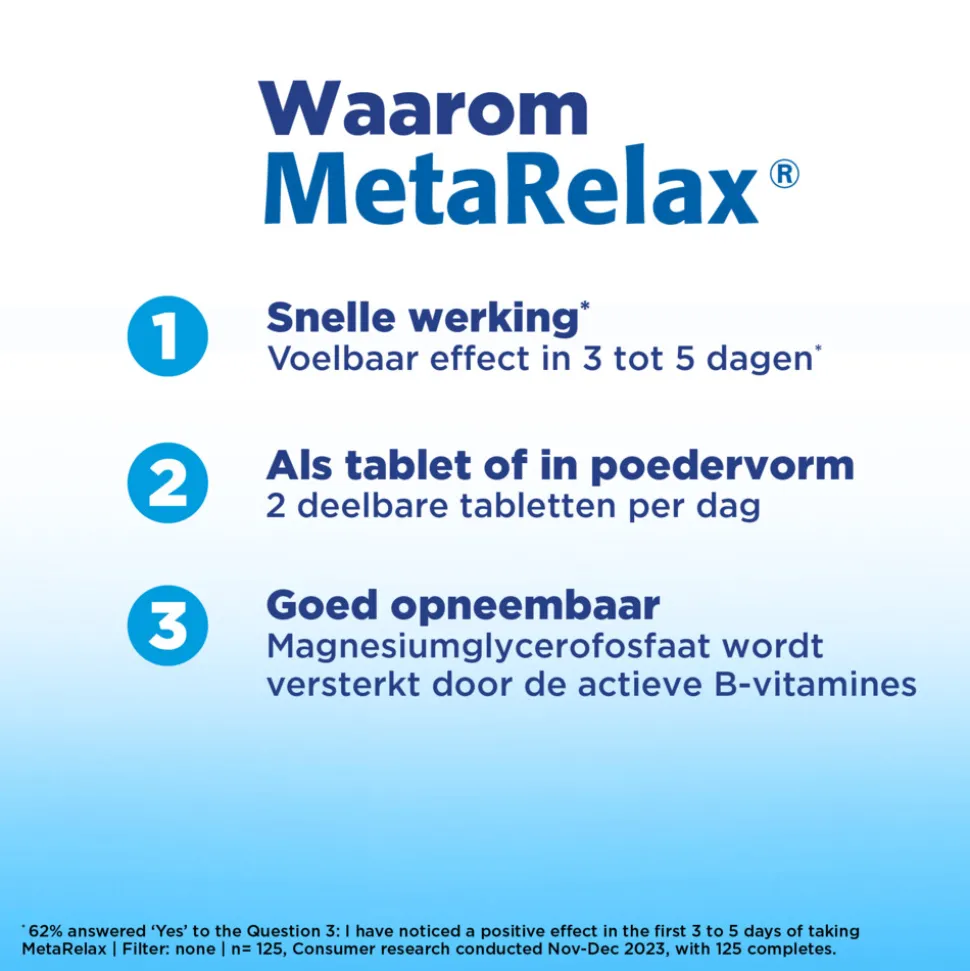 Metagenics Metarelax Zakjes 40 sachets