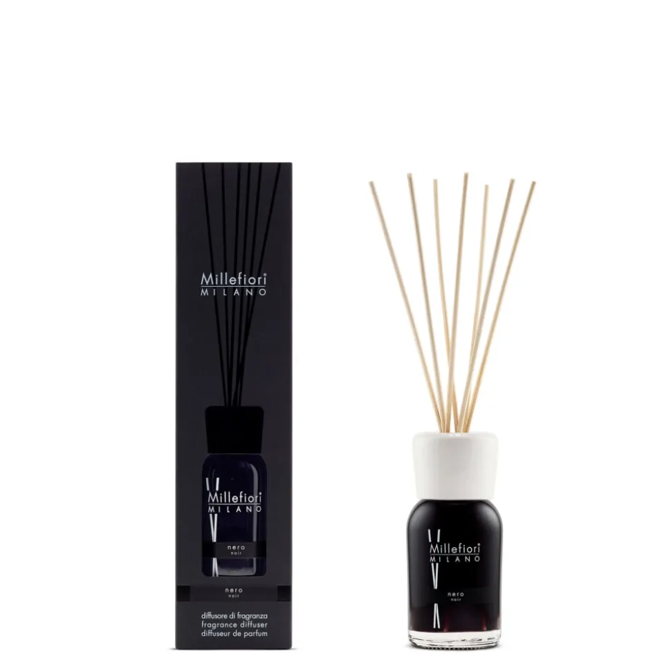 Millefiori Milano Geurstokjes Nero 100 ml