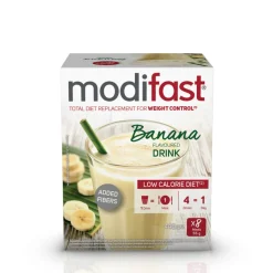 Modifast Intensive Milkshake Banaan 8 x 55 gr