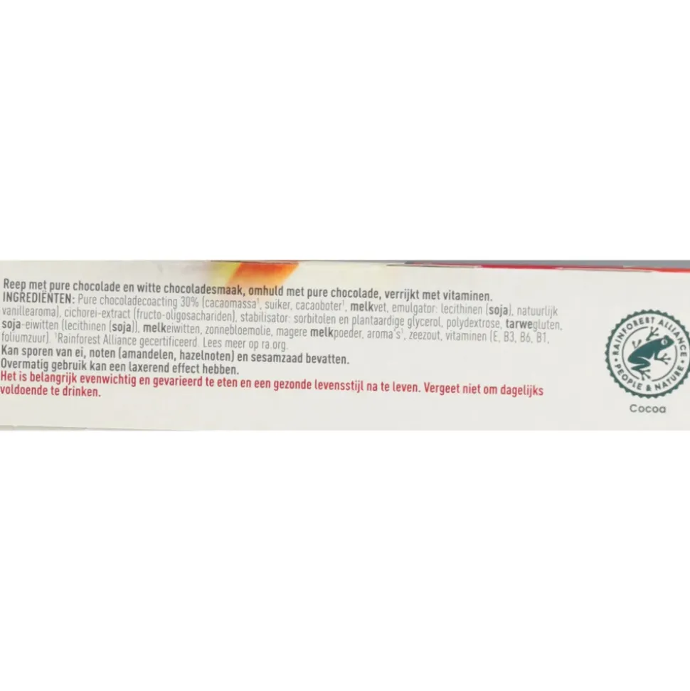 Modifast Protein Shape Reep Pure & Witte Chocolade 6 x 31 gr