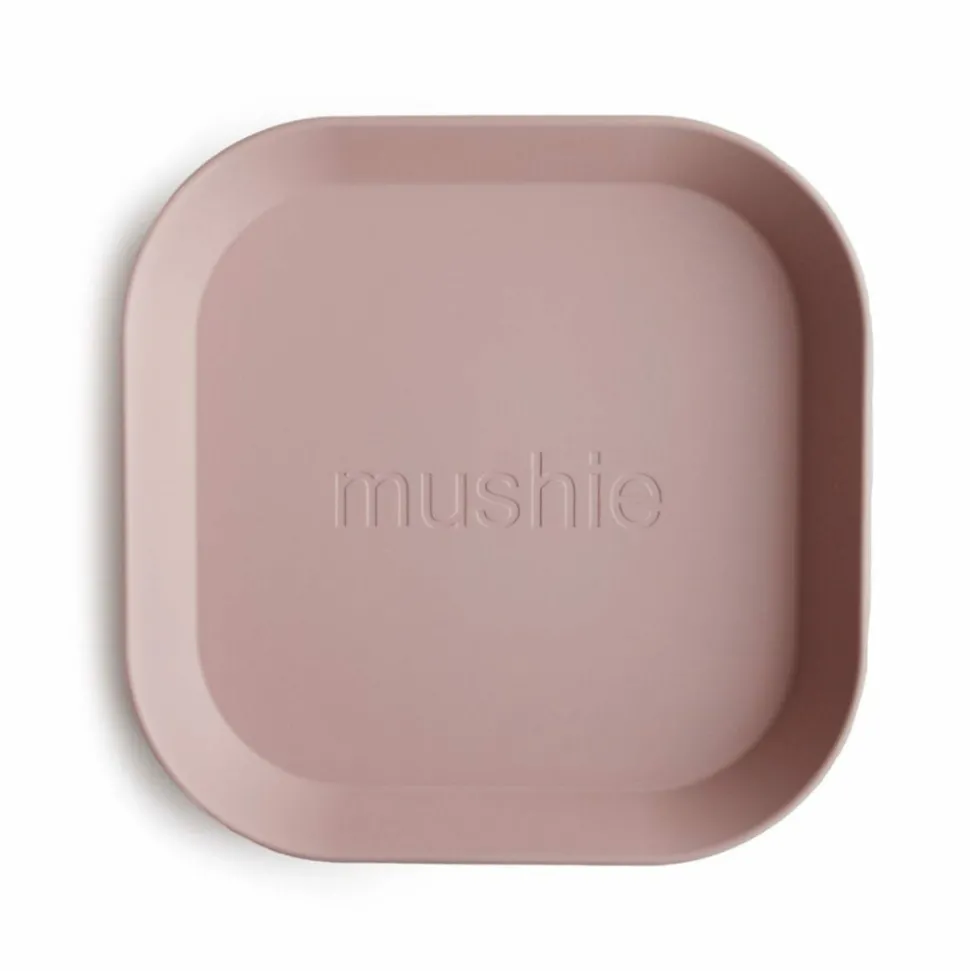 Mushie Borden Set Vierkant Blush 2 stuks