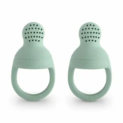 Mushie Fresh Food Feeder Cambridge Blue