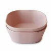Mushie Kommen Set Vierkant Blush 2 stuks