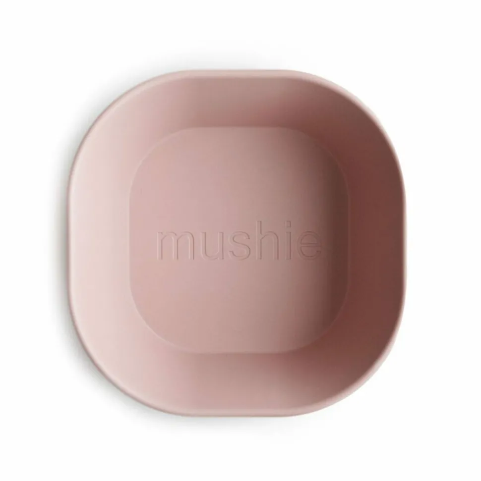 Mushie Kommen Set Vierkant Blush 2 stuks