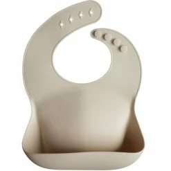 Mushie Slabbetje met Opvangbakje Shifting Sand